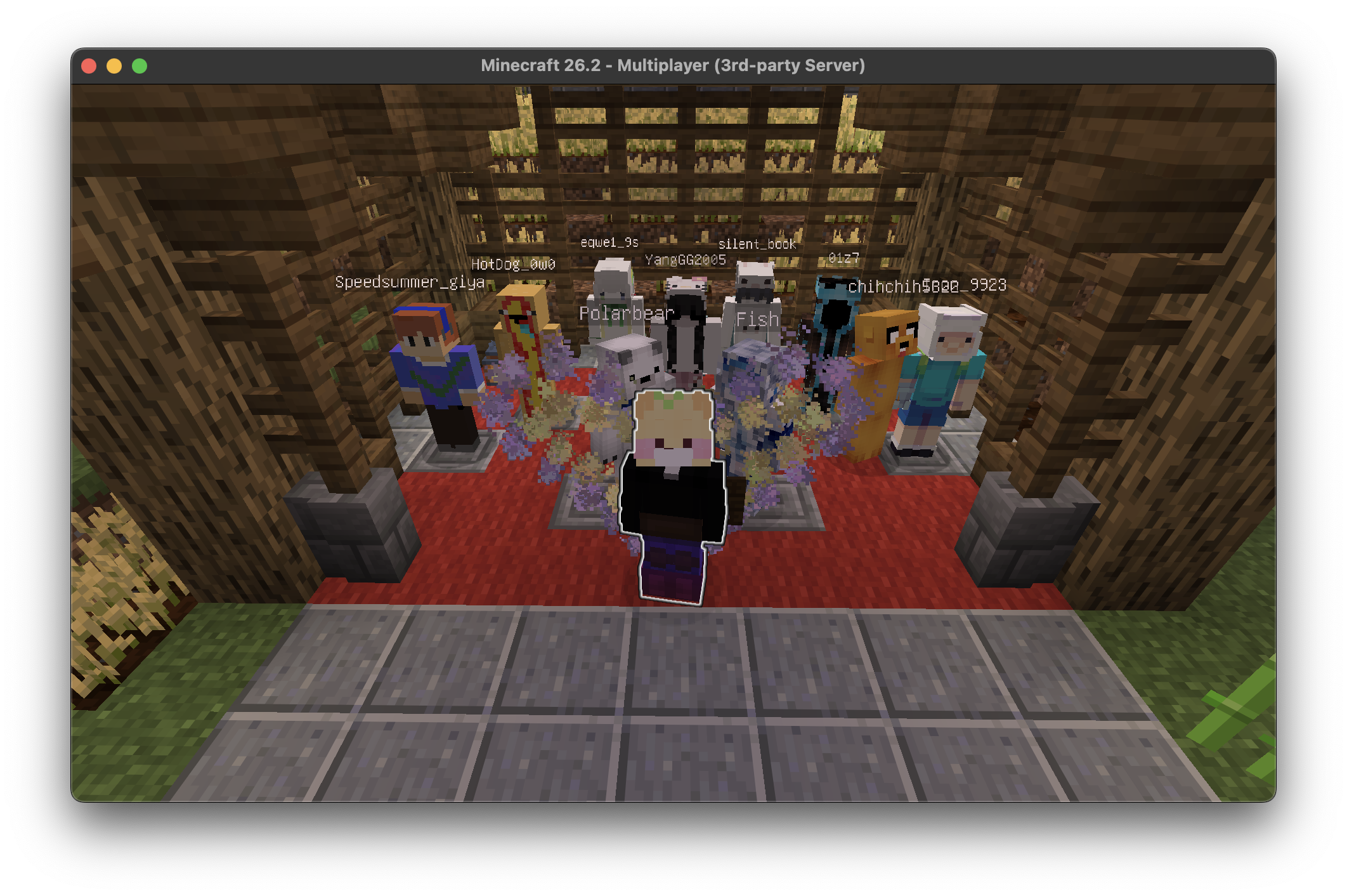 夜竹 Minecraft 伺服器玩家合照
